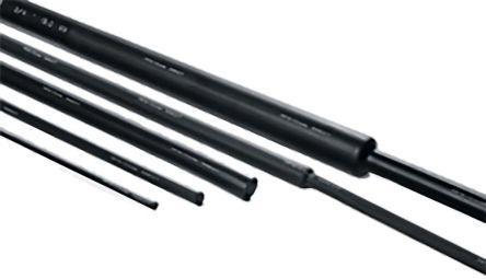 342-20010 HellermannTyton Black Heat Shrink Tubing 2:1, 4.8mm Dia. x 60m sleeve length