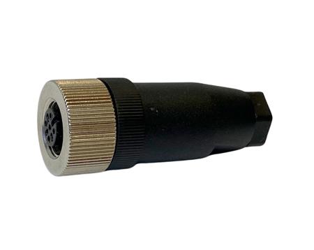 31301 Sunnex Equipment AB Industrial Circular Connectors, 4 Contacts, Thread Mount, M12 Connector, Female, 313 Series