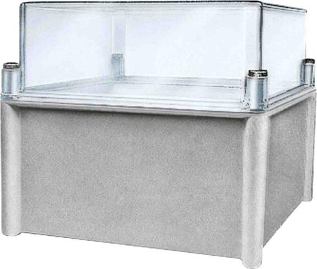 NSYPLS2754AG Schneider Electric PanelSeT Series Grey Fibreglass Reinforced Polyester General Purpose Enclosure, IP66, IK09, Flanged,