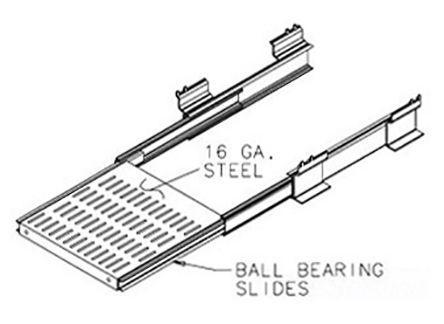 P19PSH8 Light Grey Shelf, 661mm x 403mm, 68kg max