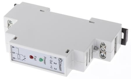 88950155 Crouzet Signal Conditioner, Thermocouple Input, Voltage Output, 24V dc Supply