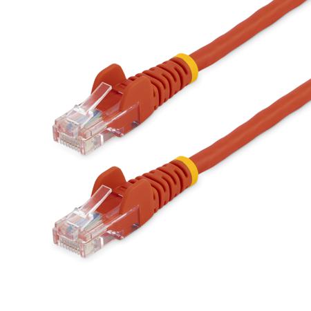 45PAT5MRD StarTech.com, 5m Cat5e, Red RJ45 to Male RJ45 Male, U/UTP Unshielded, Terminated PVC Sheath