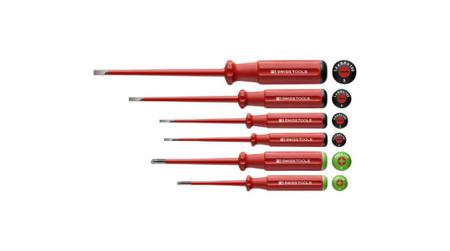 PB 5543.SL PB SWISS TOOLS Slotted Insulated Screwdriver Set, 6-Piece