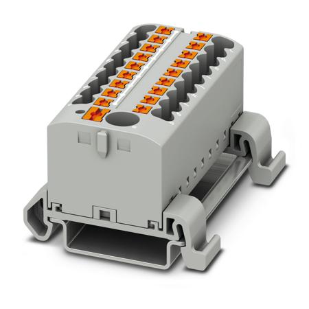 3273242 Phoenix Contact Distribution Block, 19 Way, 4mm², 24A, 690 V, Grey