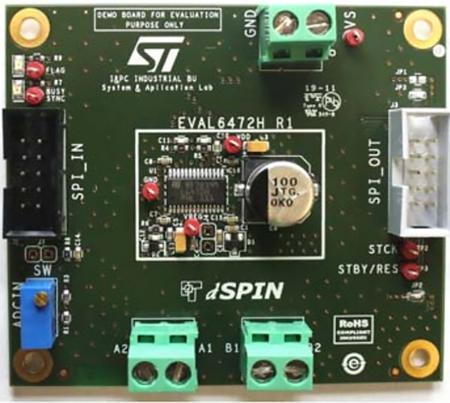 EVAL6472H STMicroelectronics Demonstration Board Power Management for L6472 for Stepper Motor Driver