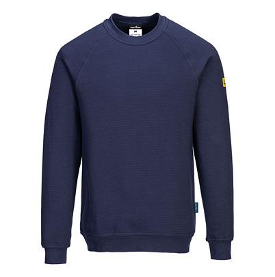 AS24NARL Portwest AS24 Navy Work Sweatshirt L