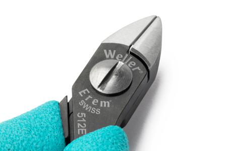 512E Erem by Weller 115mm Flush Type Cable Cutter For Copper Wire, Hard Wire, 1.6mm cutting capacity