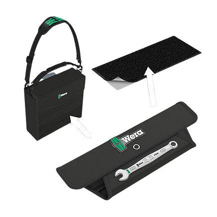 05020231001 Wera 11 Piece Chrome Molybdenum Steel Ring Spanner Set