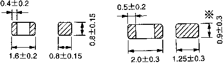 BLM21BD222SN1L Murata Ferrite Bead (Chip Ferrite Bead), 2 x 1.25 x 1.25mm (0805 (2012M)), 2250Ω impedance at 100 MHz
