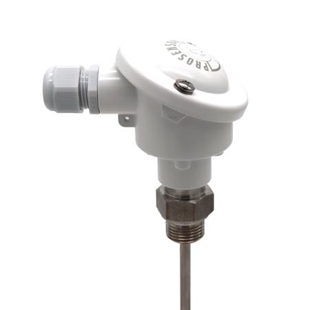 BOSI1502-6 Prosensor PT100 Temperature Probe, 6mm Dia, 150mm Long, 3 Wire, G1/2, Class A +450°C Max