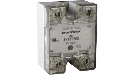 84134850 Sensata Crydom GN Series Solid State Relay, 10 A Load, Panel Mount, 200 V Load, 32 Vdc Control