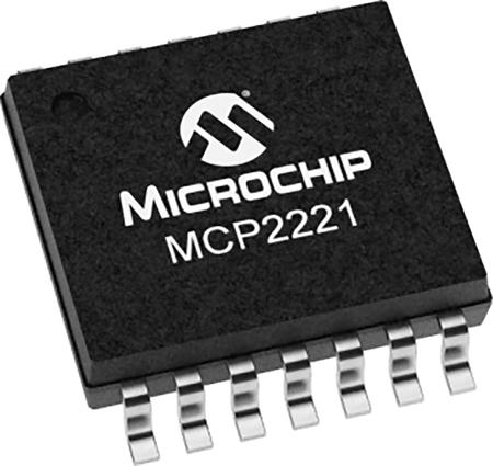 MCP2221A-I-ST Microchip Technology MCP2221A-I/ST, USB Controller, 12Mbit/s, 14-Pin TSSOP