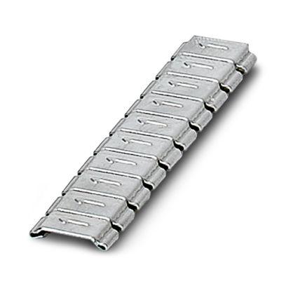 0826556-2 Phoenix Contact SD-WMTBS Slide On Cable Marker, Silver, Pre-printed "Numbers", 16 → 305mm Cable, for Conductor