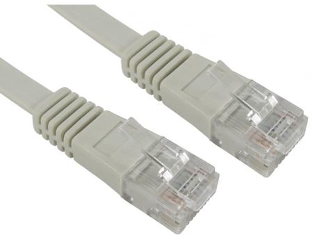 286-3514 RS PRO, 3m Cat5e, Grey RJ45 to Male RJ45 Male, UTP Unshielded, Terminated PVC Sheath