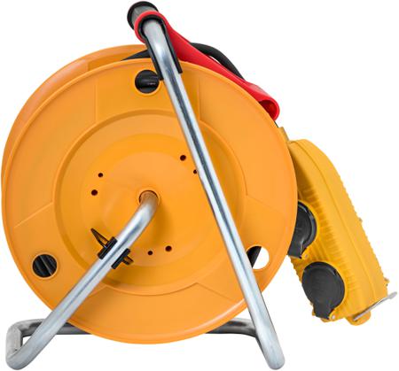 1202441 brennenstuhl 40m 4 Socket Type E - French Cable Reel Open Reel, 230 V, IP44
