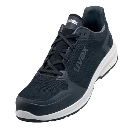6594245 Uvex Uvex 1 Sport Unisex Black Non Metallic Toe Capped Safety Shoes, UK 10.5, EU 45
