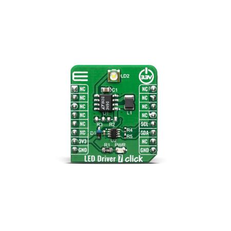 MIKROE-3917 MikroElektronika , LED Driver 7 Click LED Driver LED Driver for LTC3490 for Portable Lighting, Rechargeable