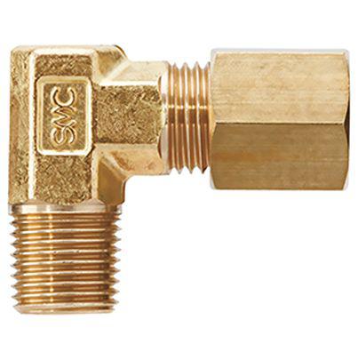 DL04-01S SMC DL Series Elbow Fitting, Tube 6/4 to 4 mm, Threaded Connection Style,