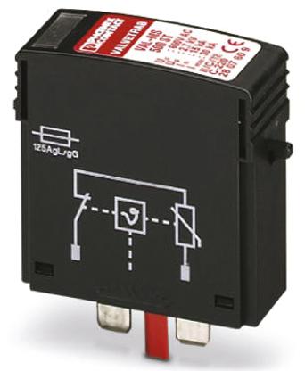 2807609 Phoenix Contact, VAL-MS Surge Protector 500 V ac Maximum Voltage Rating 30kA Maximum Surge Current Surge Arrester