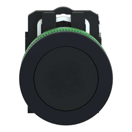 XB5FA21 FLUSH MOUNT BLACK PUSHBUTTON1NO