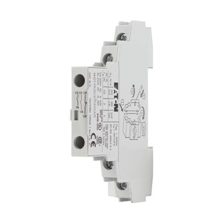 072894-NHI21-PKZ0 Eaton Auxiliary Contact - 2NC + 2NO, 3 Contact, Side Mount, 2 A dc, 3.5 A ac
