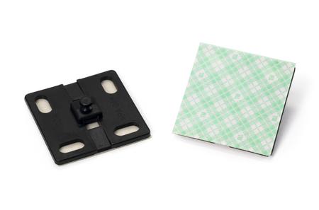 161-64013 HellermannTyton Self Adhesive Black Cable Tie Mount 38 mm x 38mm