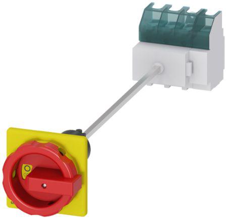 3LD2545-1TL53 Siemens 4P Pole Panel Mount Non-Fused Switch Disconnector - 63A Maximum Current, 22kW Power Rating, IP65