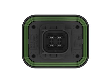 1-2377473-1 TE Connectivity 1-23774 Series Vertical Panel Mount PCB Header, 4 Contact(s), 6mm Pitch, 2 Row(s), Shrouded