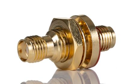 246-9405 RS PRO Straight 50Ω Coaxial Adapter SMA Socket to SMA Socket 18GHz