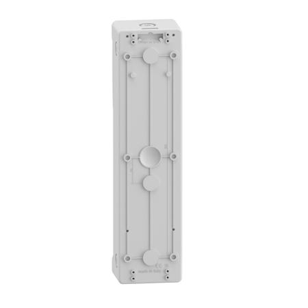 13152M Schneider Electric Polymer White Adaptable Enclosure Box, 392mm x 98mm x 99mm