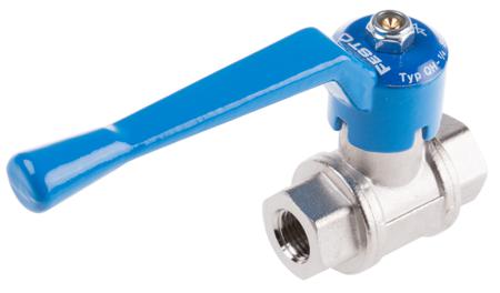 QH-1-4 Festo 10mm High Pressure Ball Valve Brass 1/4 in G 2 Way