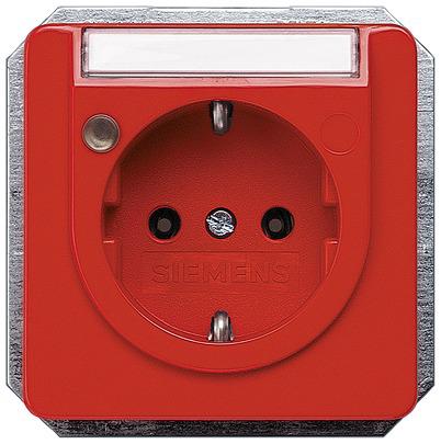 5UB1475 Siemens 5UB14 Orange Electrical Socket, 16A, Schuko