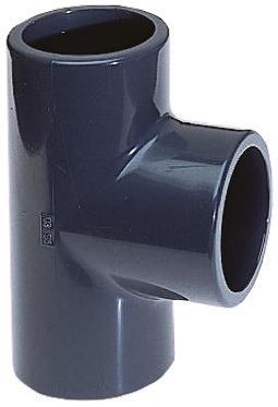 721201109 Georg Fischer 90° PVC-U Equal Tee, 1-1/4in x 1-1/4in, L.102mm