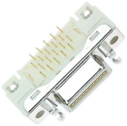 10220-55G3PC 3M MDR 102 20 Way Right Angle Through Hole D-sub Connector Socket, 1.27mm Pitch