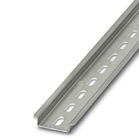 1207666 Phoenix Contact Steel Perforated DIN Rail, Top Hat Compatible, 1155mm x 35mm x 7.5mm
