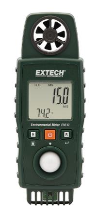 EN510 Extech  Air Quality Monitor for Air Flow, Air Velocity, Altitude, Density, Dew Point, Heat Index, Humidity Ratio,