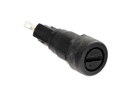 FX0455 Bulgin 10A Panel Mount Fuse Holder for 5 x 20mm Fuse, 1P, 250V ac
