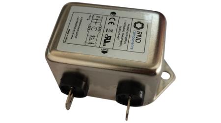 RND-165-00135 RND, RND 165 10A 250 V 50 Hz, 60 Hz, Chassis Mount EMI Filter, Tab, Single Phase