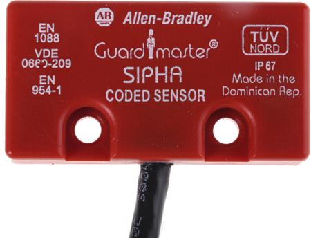 440N-S32022 Sipha 440N Magnetic Safety Switch, Magnetic Actuator, Plastic, 250 V ac, 300 V dc