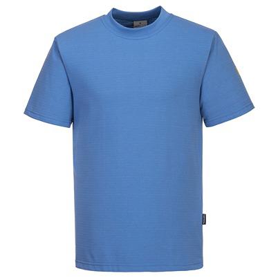AS20HBRM Portwest Blue Short Sleeve T-Shirt, UK- M