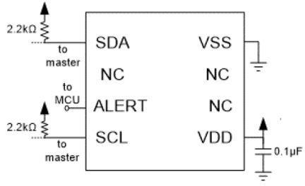 HS4013 Renesas Electronics Analog Temperature Sensor, Digital Output, Surface Mount, I2C, ±2.5%