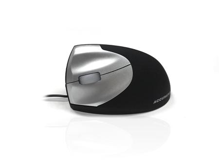 MOU-UPRIGHT2LEFT Ceratech  3 Button Wired Optical Mouse Black, Silver