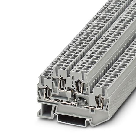 3031584 Phoenix Contact  STTB 2.5-2DIO/O-UL/UR-UL Series Grey, Double-Level, Spring Clamp Termination