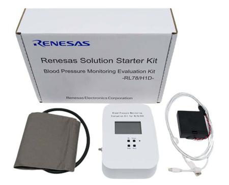 RTK0EH0003S02001BR Renesas Electronics Blood Pressure Monitoring Evaluation Kit for RL78/H1D Pressure Sensor Evaluation Kit RL78/H1D