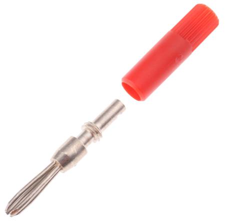 0180400000 Weidmuller Red, Male Test Connector Adapter