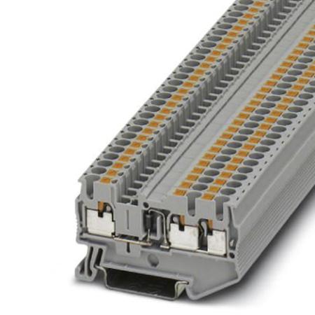 3210240 Phoenix Contact  PT 2.5-TWIN-DIO/L-R Series Grey, 0.14 → 4mm², Single-Level, Push In Termination