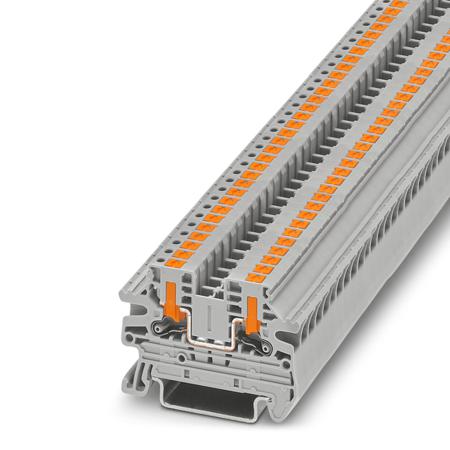 1078960 Phoenix Contact  PTV Series Grey, 0.14 → 2.5mm², Single-Level, Push In Termination, ATEX, IECEx