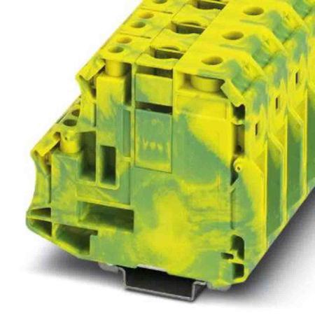 3213144 Phoenix Contact 5-Way Earth Terminal Block, 95mm², 4 → 3/0 AWG Wire, Screw