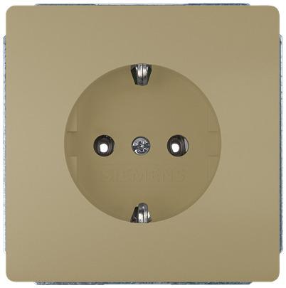 5UB1853-0MG01 Siemens 5UB18 Gold Electrical Socket, 16A, Schuko