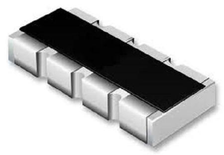 CAY16A-472J4LF Bourns 4.7kΩ Resistor Array, 4 Resistors, 0.25W total, 1206 (3216M), Convex